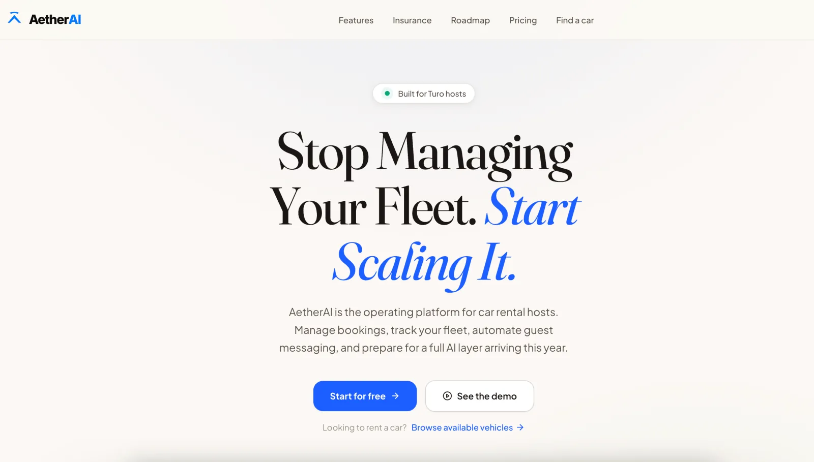 Aether website